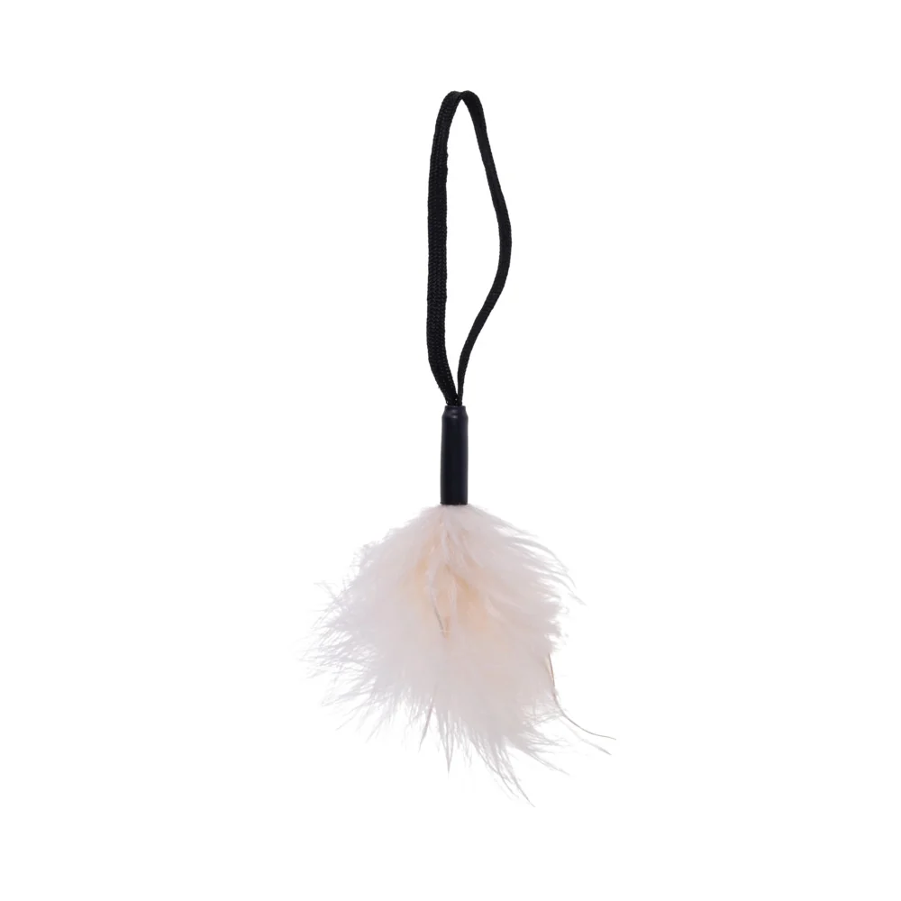 Sportsheets Sex & Mischief Peaches ''n CreaMe Wrist Feather Tickler CreaMe - Image 4
