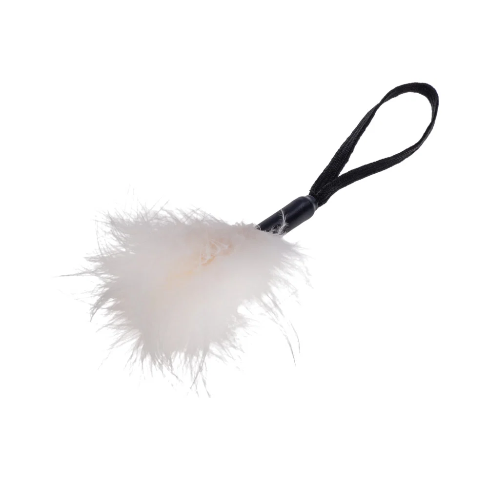 Sportsheets Sex & Mischief Peaches ''n CreaMe Wrist Feather Tickler CreaMe - Image 5
