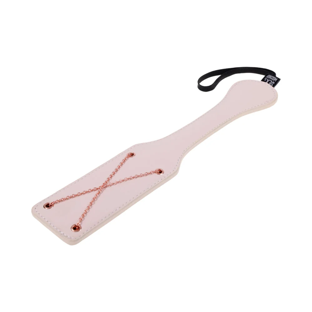 Sportsheets Sex & Mischief Peaches ''n CreaMe Chain Impressions Paddle - Image 4