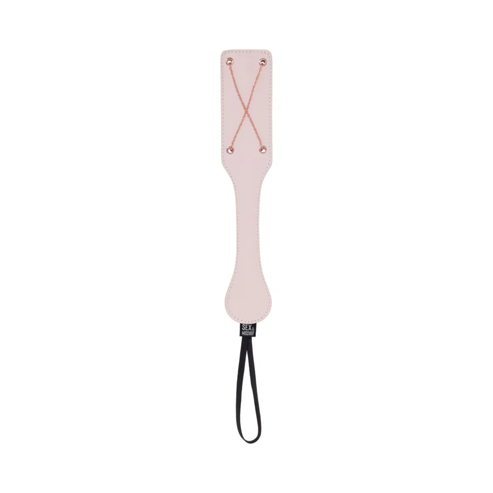 Sportsheets Sex & Mischief Peaches ''n CreaMe Chain Impressions Paddle - Image 5