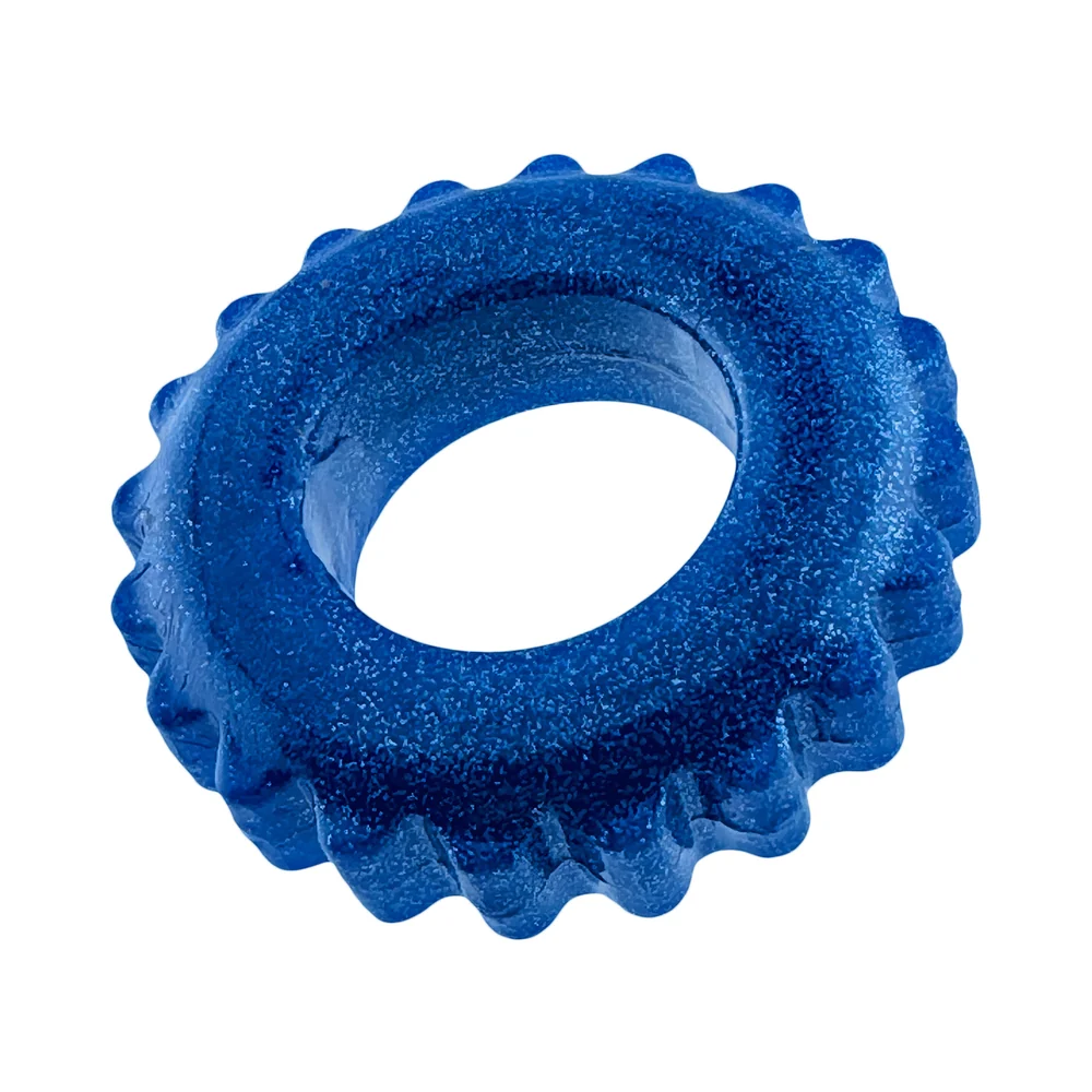 Oxballs Plushy Single Ring Blue Fire - Image 6