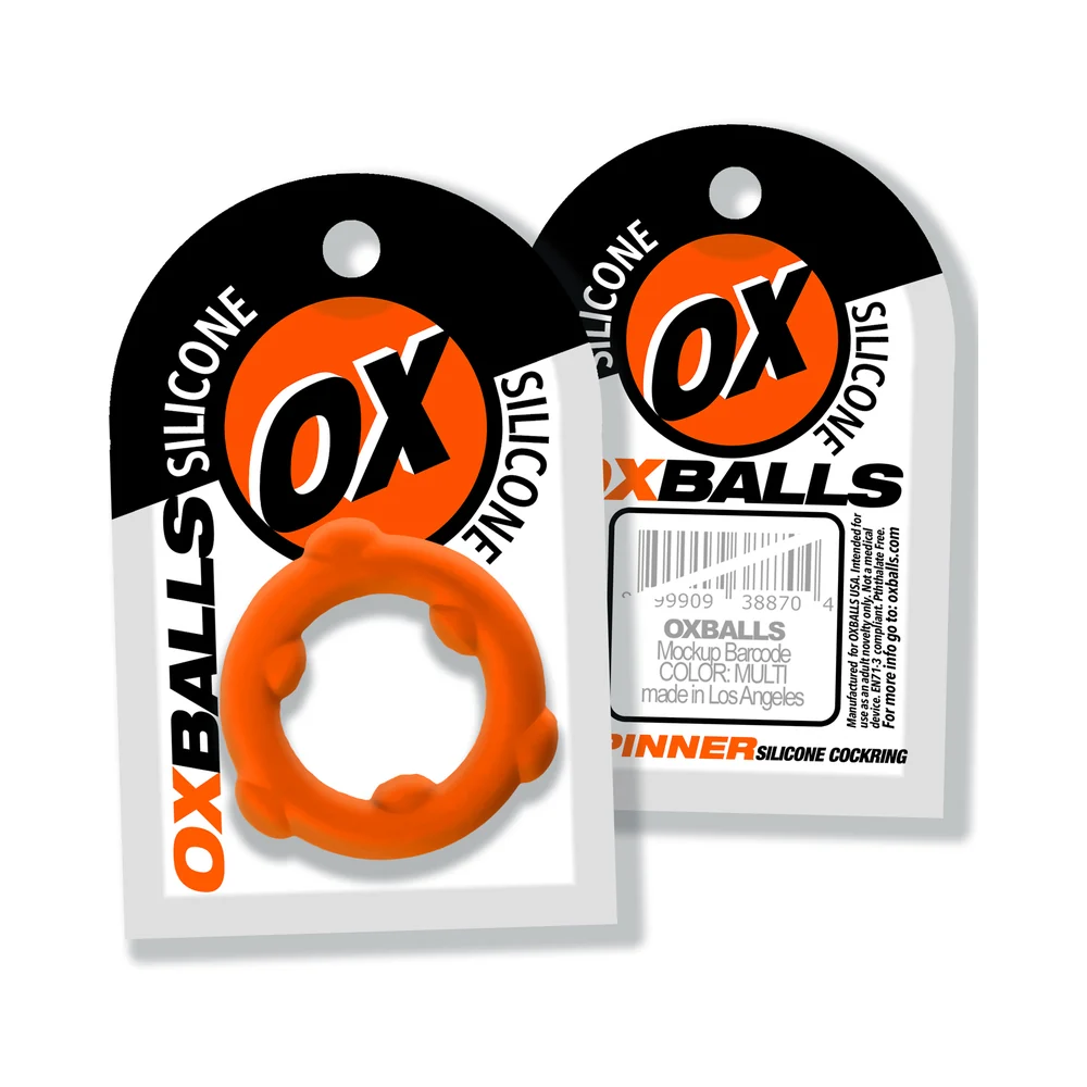 Oxballs Spinner Single Silicone Ring Orange - Image 2