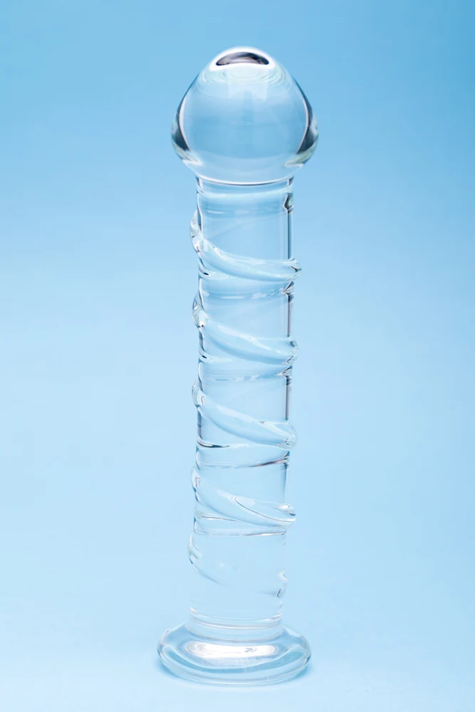 Clarity Seraphic Spiral Glass Dildo - Image 3