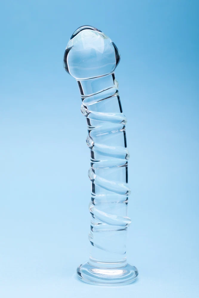 Clarity Seraphic Spiral Glass Dildo - Image 4