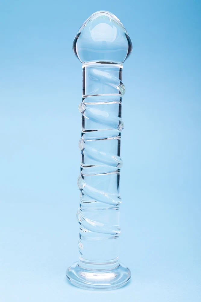 Clarity Seraphic Spiral Glass Dildo - Image 5