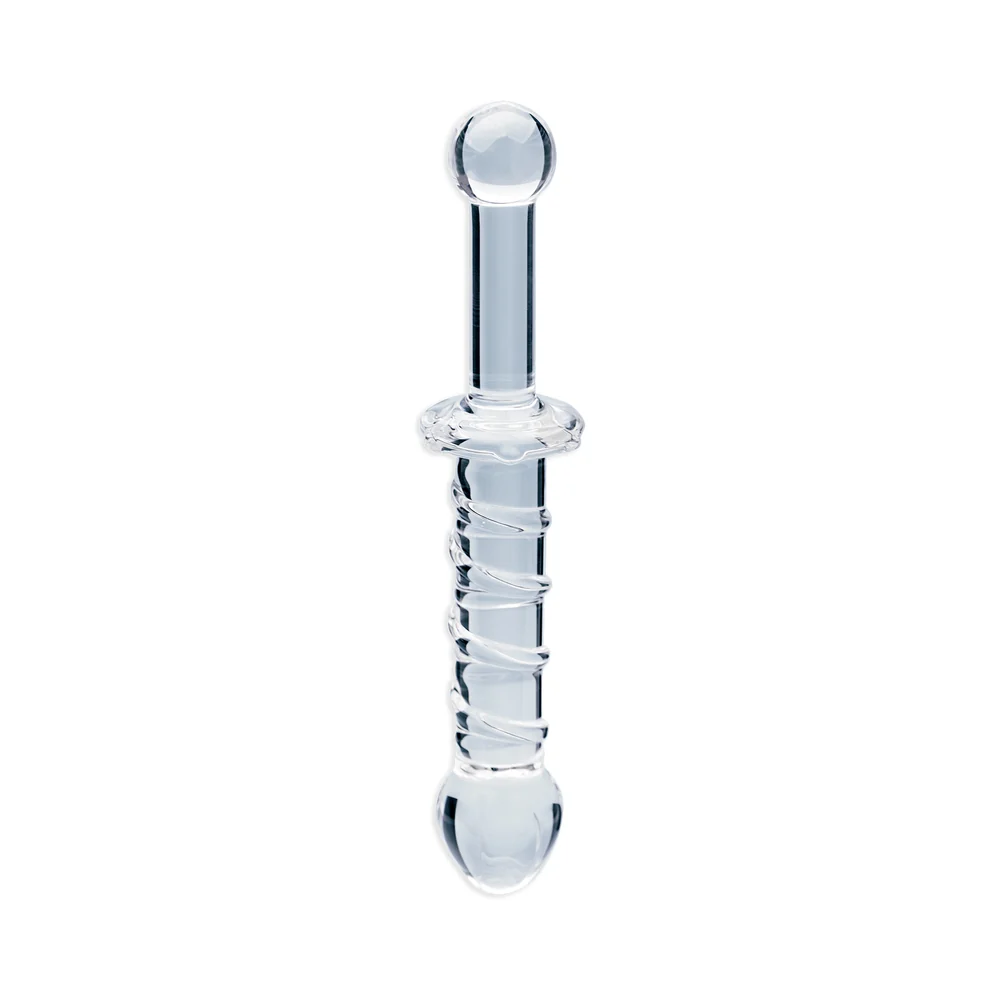 Clarity Elysian Swirl Glass Dildo - Image 2