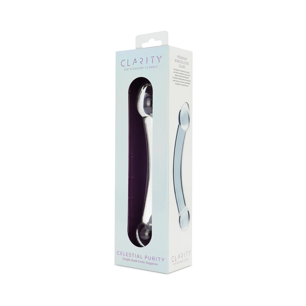 Clarity Celestial Purity Glass Dildo - Image 5