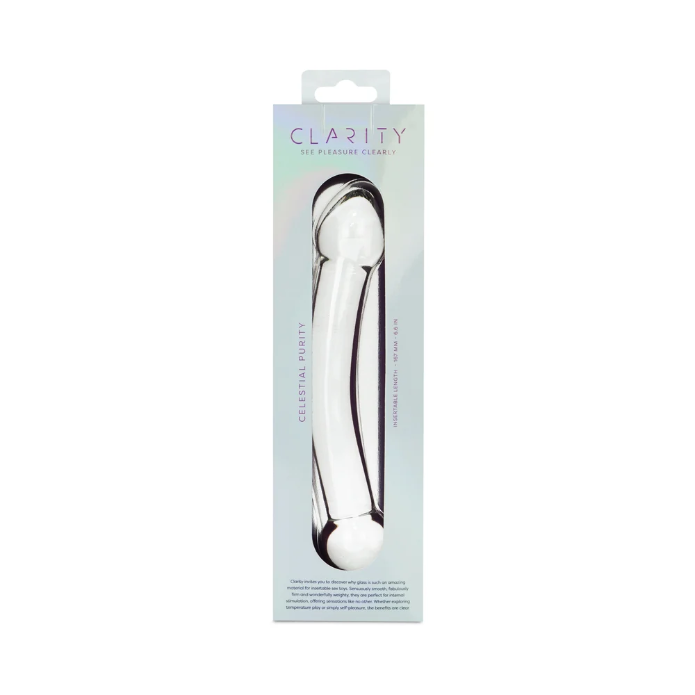 Clarity Celestial Purity Glass Dildo - Image 7