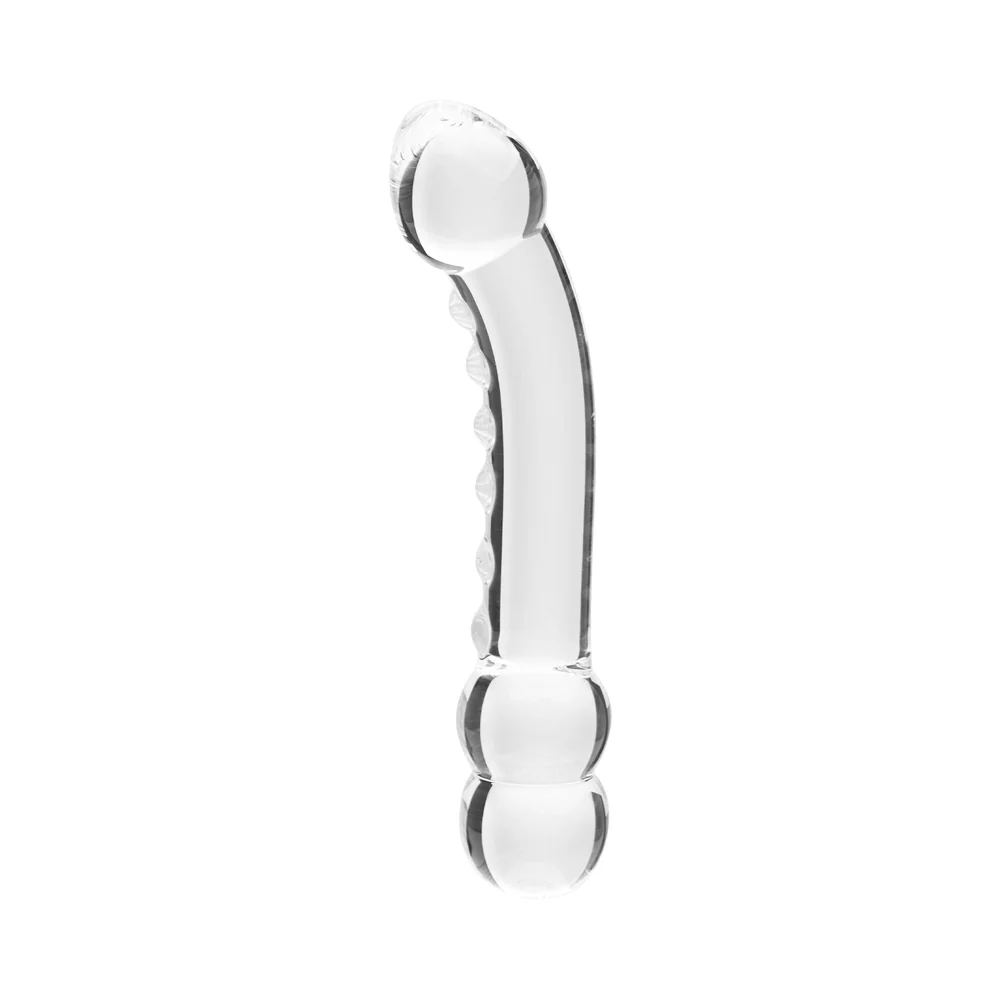 Clarity Celestial Ridge Glass Dildo - Image 2