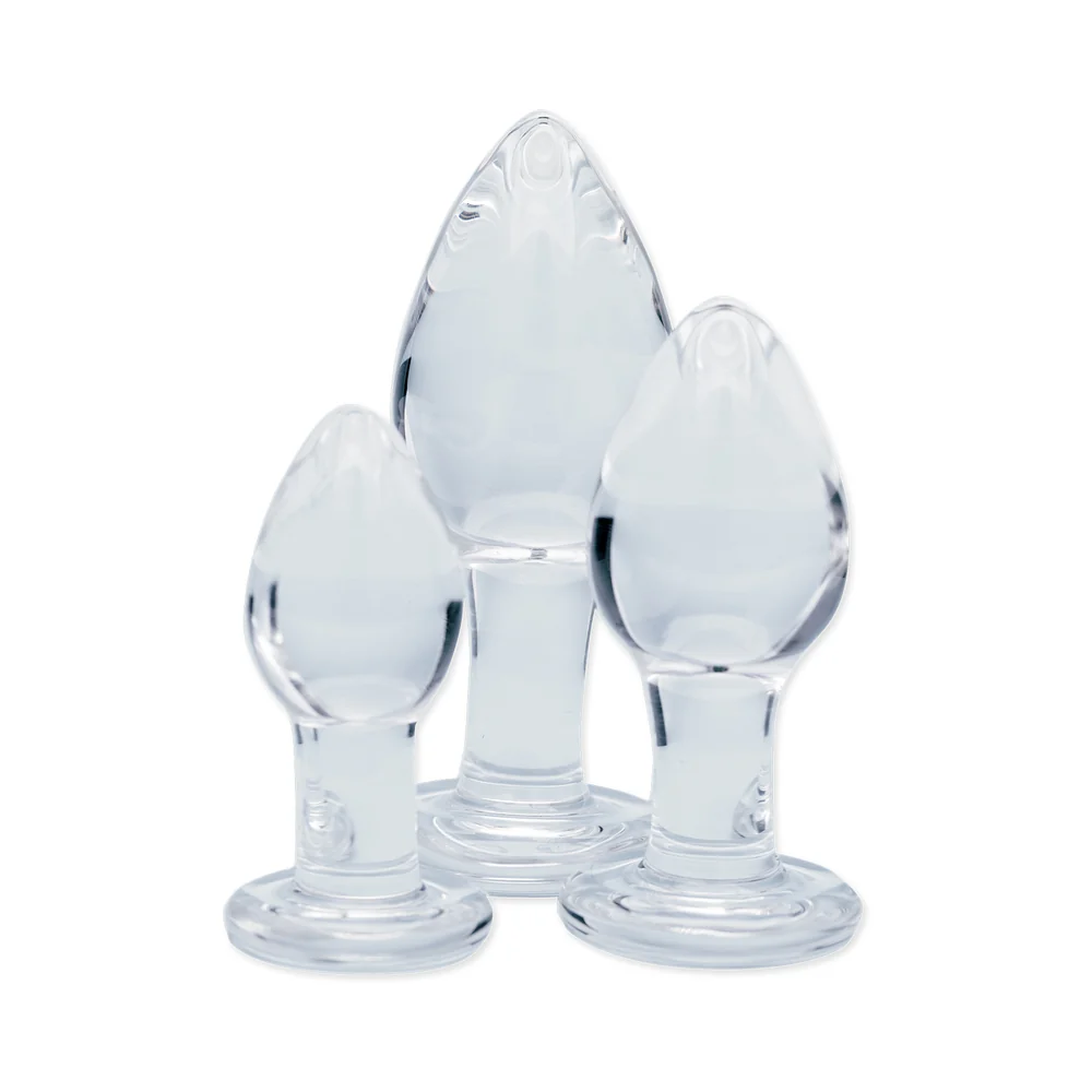 Clarity Utopian Trinity Glass Plug Set - Image 2