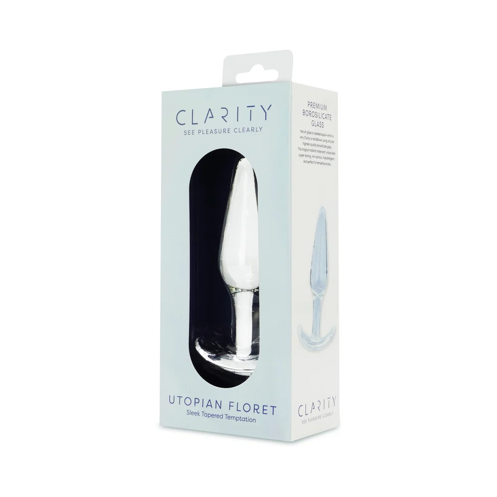 Clarity Utopian Floret Glass Plug - Image 3