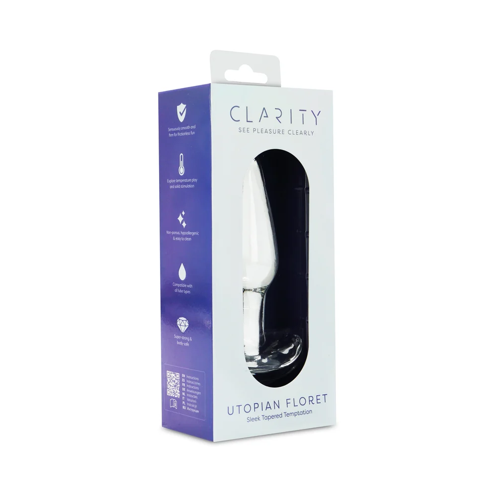 Clarity Utopian Floret Glass Plug - Image 4