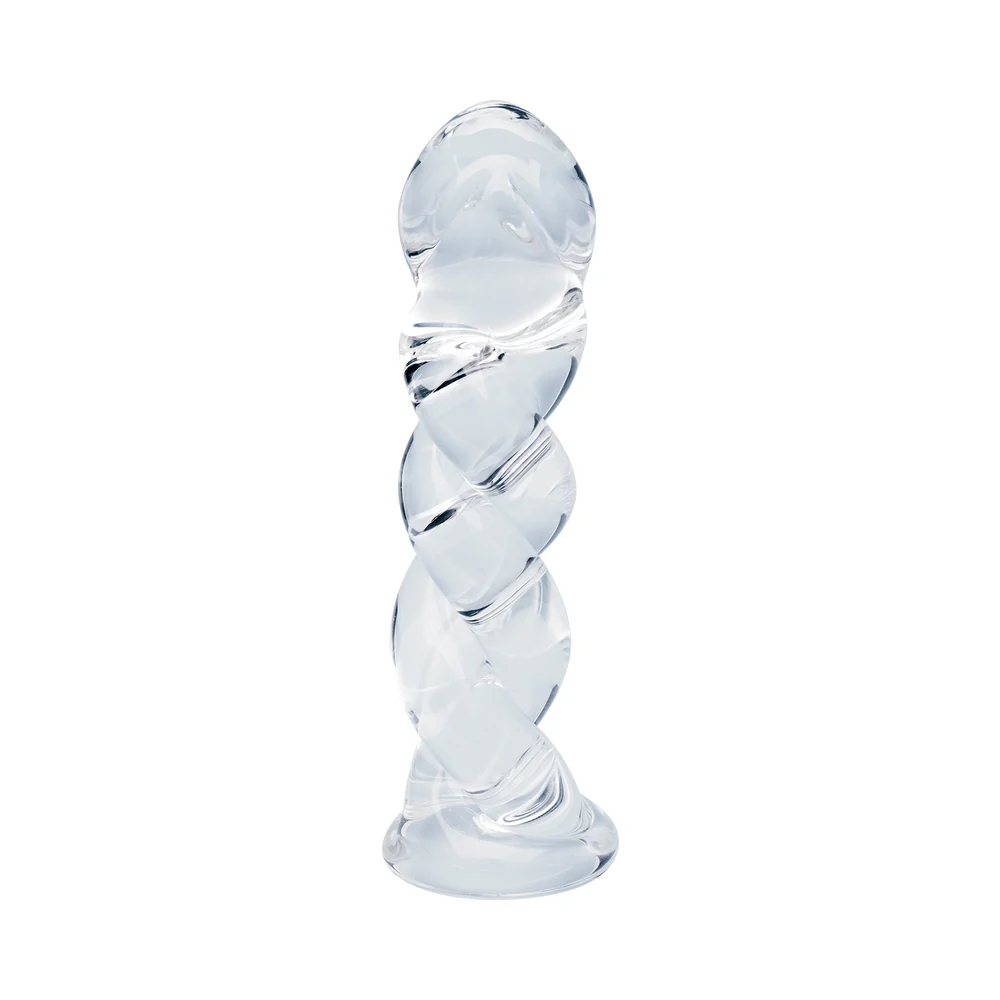 Clarity Seraphic Braid Glass Dildo - Image 10