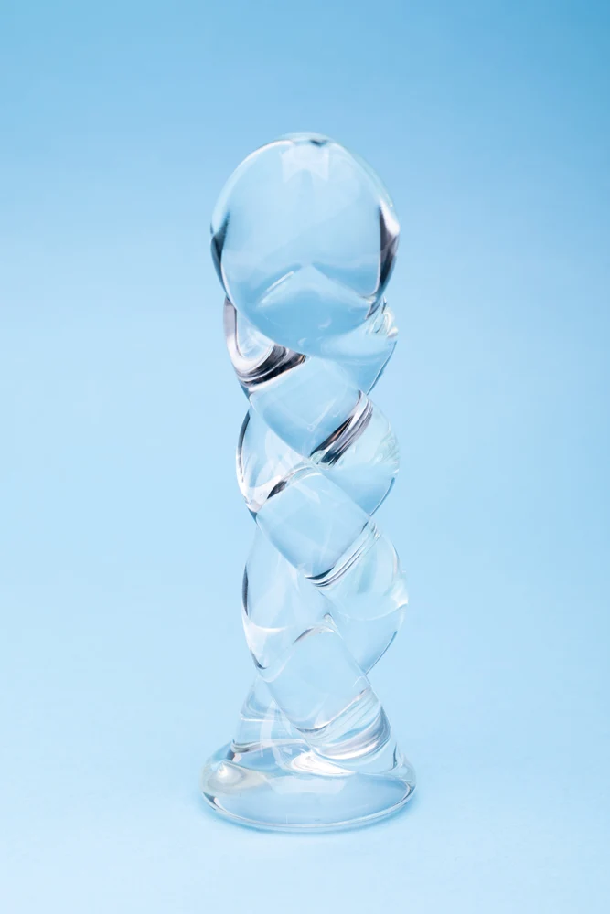 Clarity Seraphic Braid Glass Dildo - Image 11
