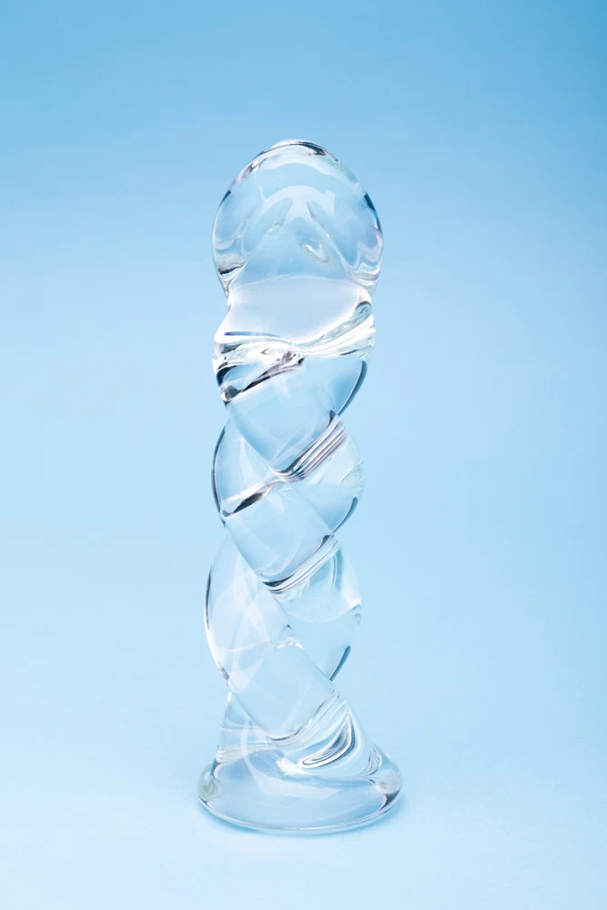 Clarity Seraphic Braid Glass Dildo - Image 13