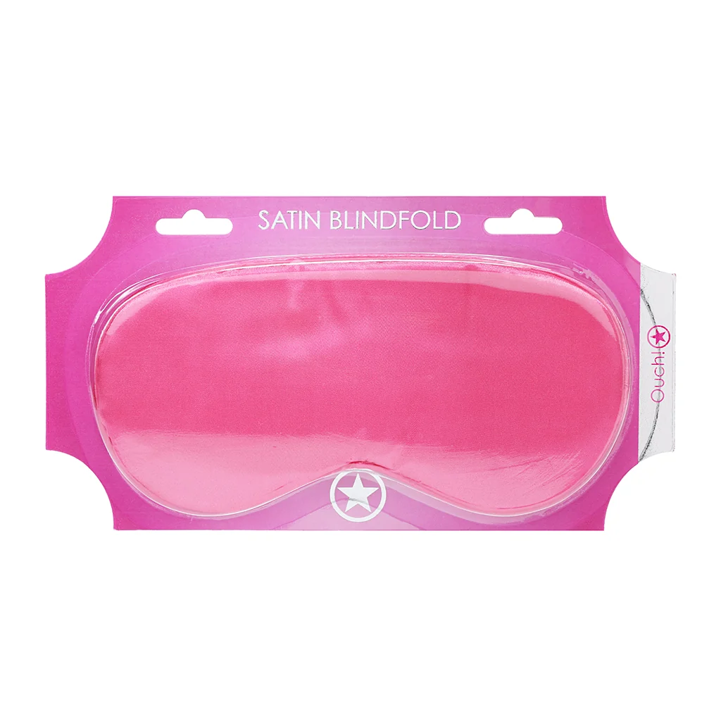 Ouch! Satin Mask Pink - Image 6