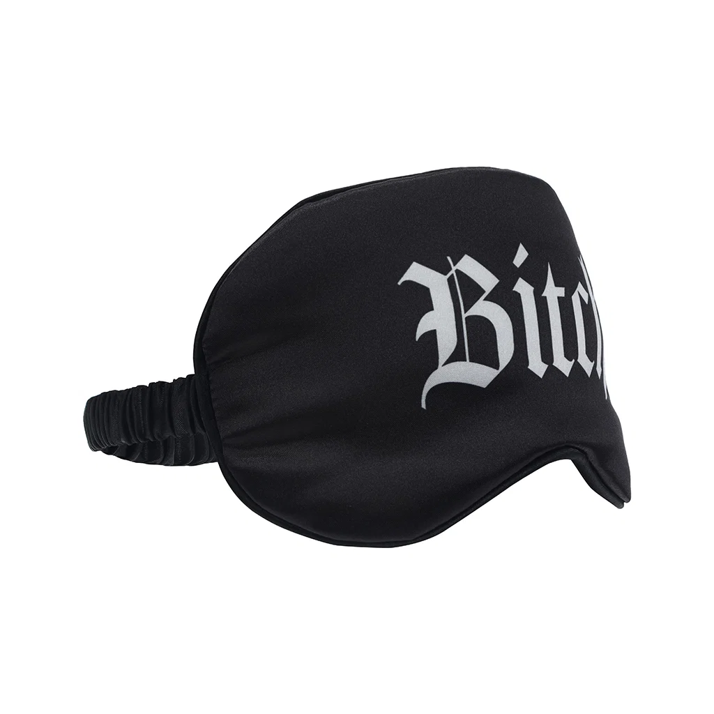 Ouch! Bitch Printed Mask Satin Black - Image 2