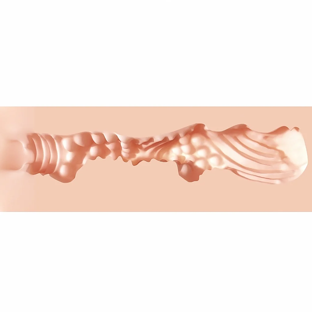 Xkin Raw Soft Entry Stroker Beige - Image 5
