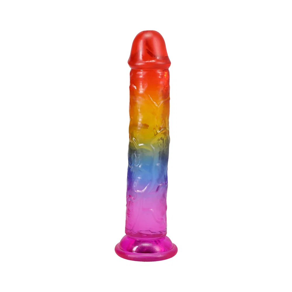 Crystal Jellies 7 in. Dong Rainbow - Image 5