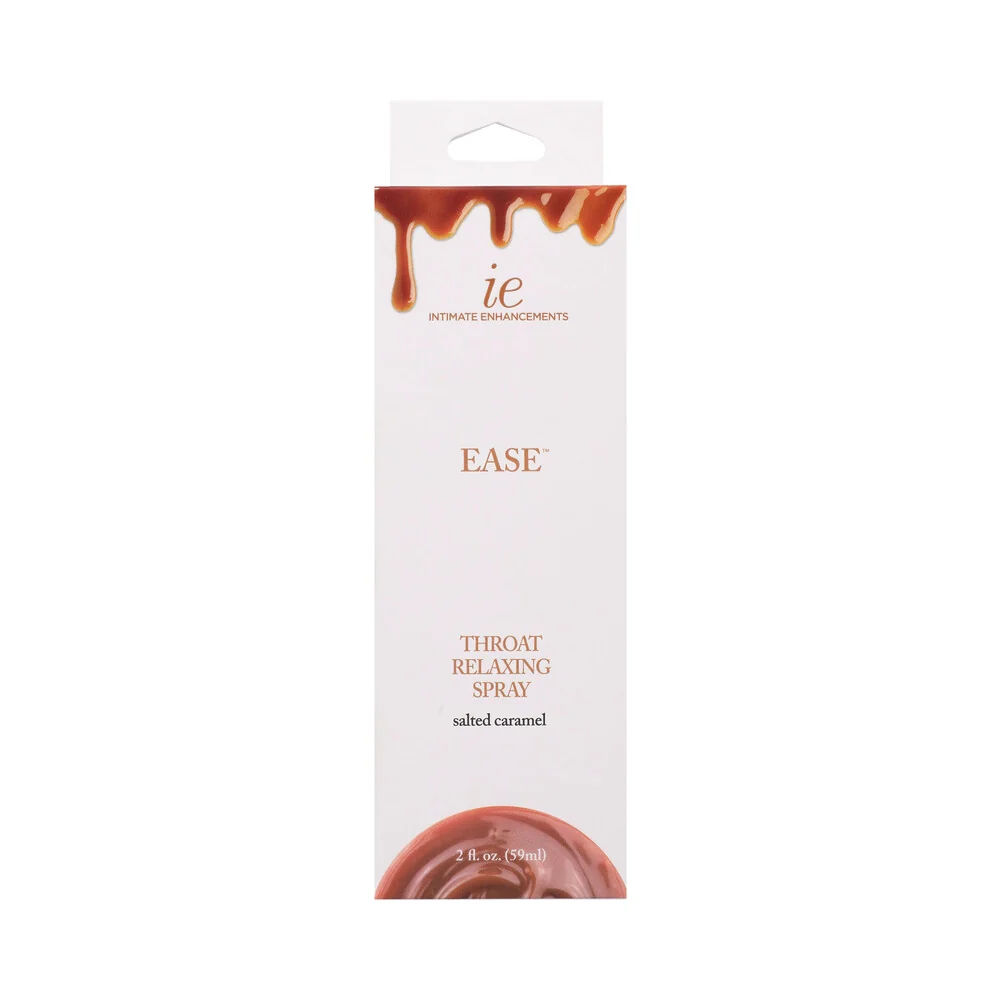 Intimate Enhancements Ease Throat Relaxing Spray Salted Caramel 2 oz. - Image 3