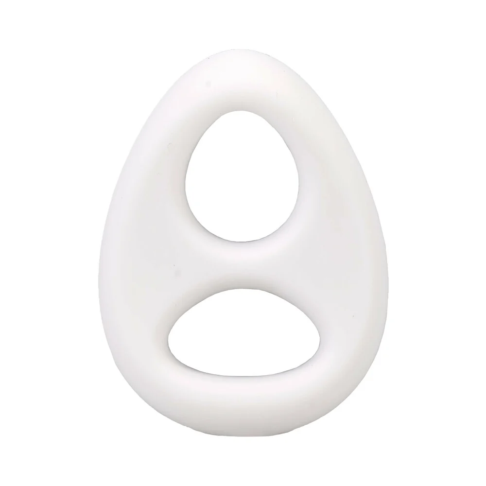 Rock Solid The Code Silicone C-Ring with Bandana White/Black - Image 3