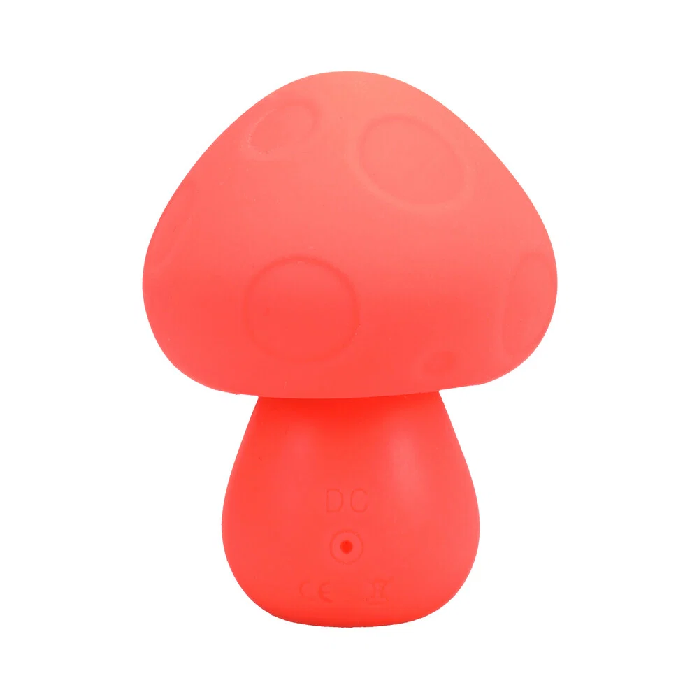 Mochi Mushroom Rechargeable Silicone Vibe Peach - Image 3