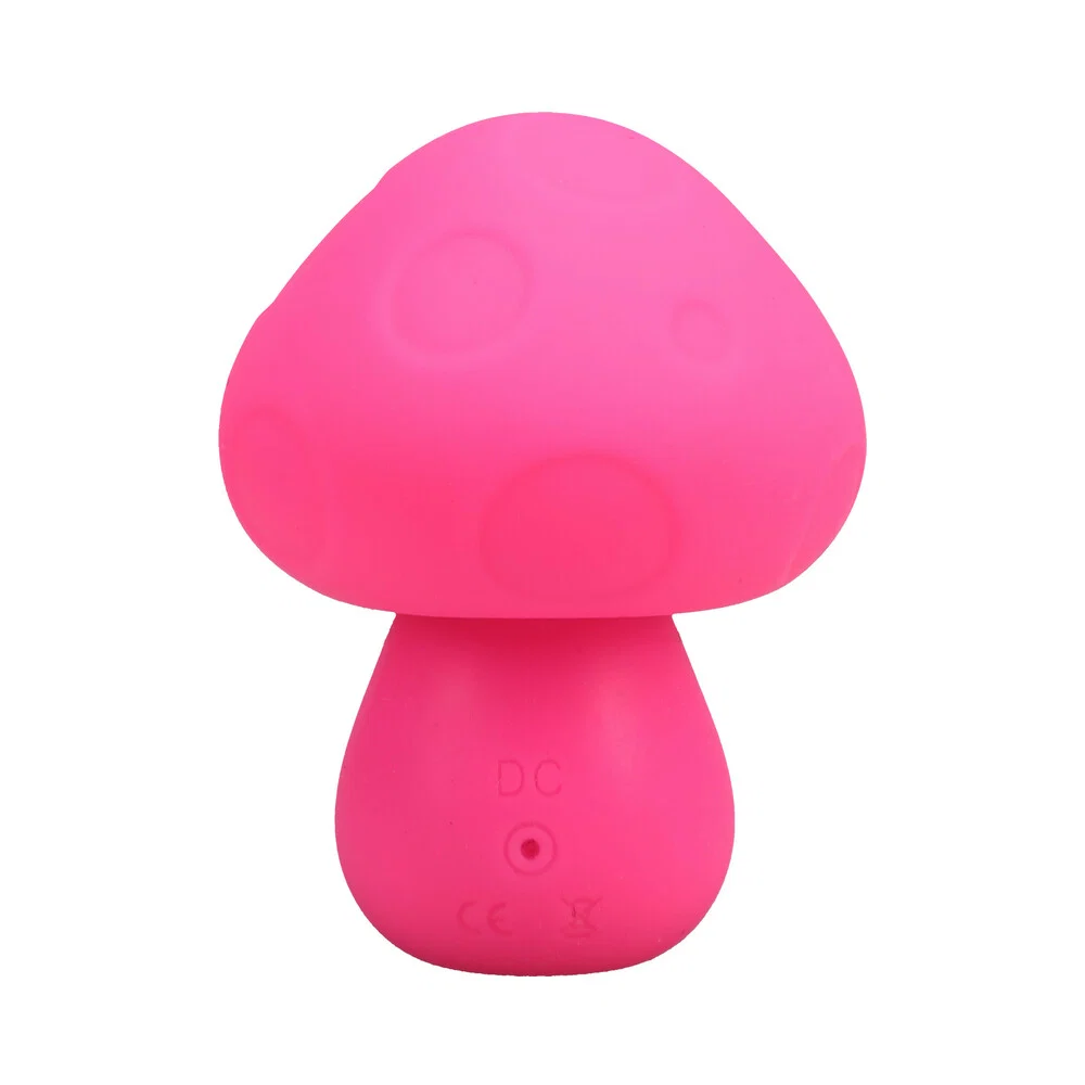Mochi Mushroom Rechargeable Silicone Vibe Pink - Image 3