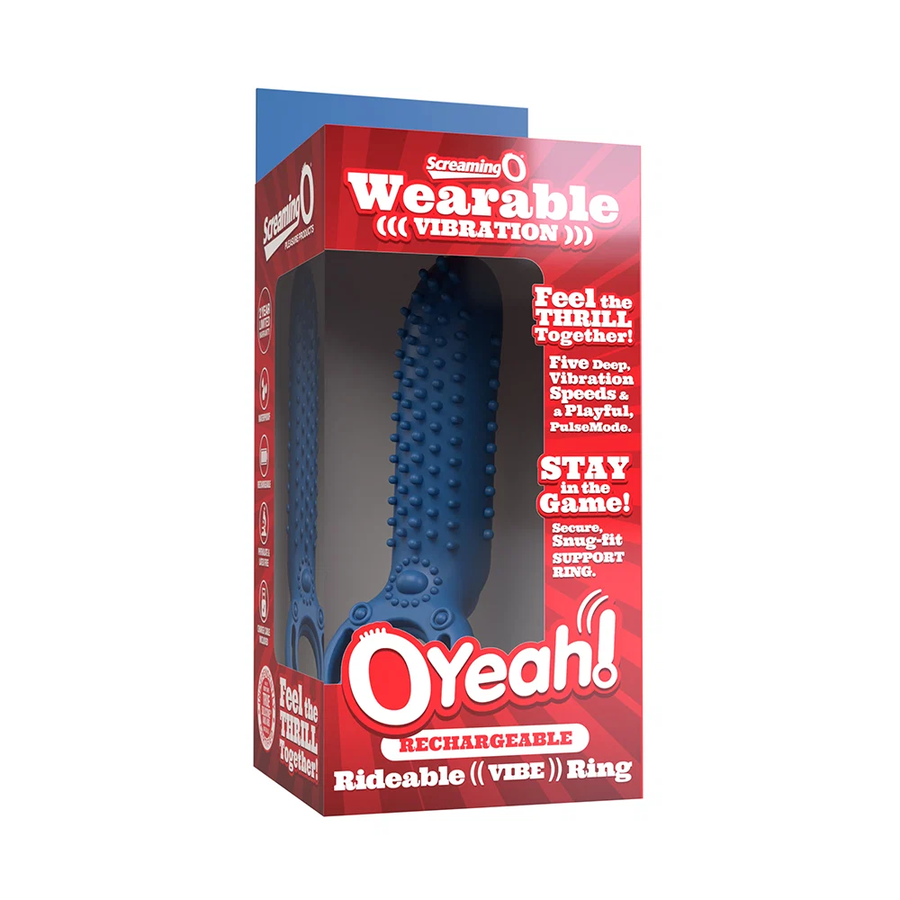 Screaming O Rechargeable O Yeah Silicone Blue - Image 6