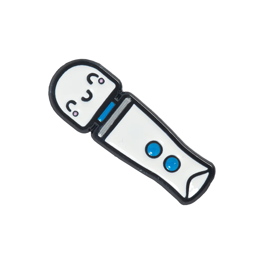 Magic Wand Micro Enamel Pin - Image 2