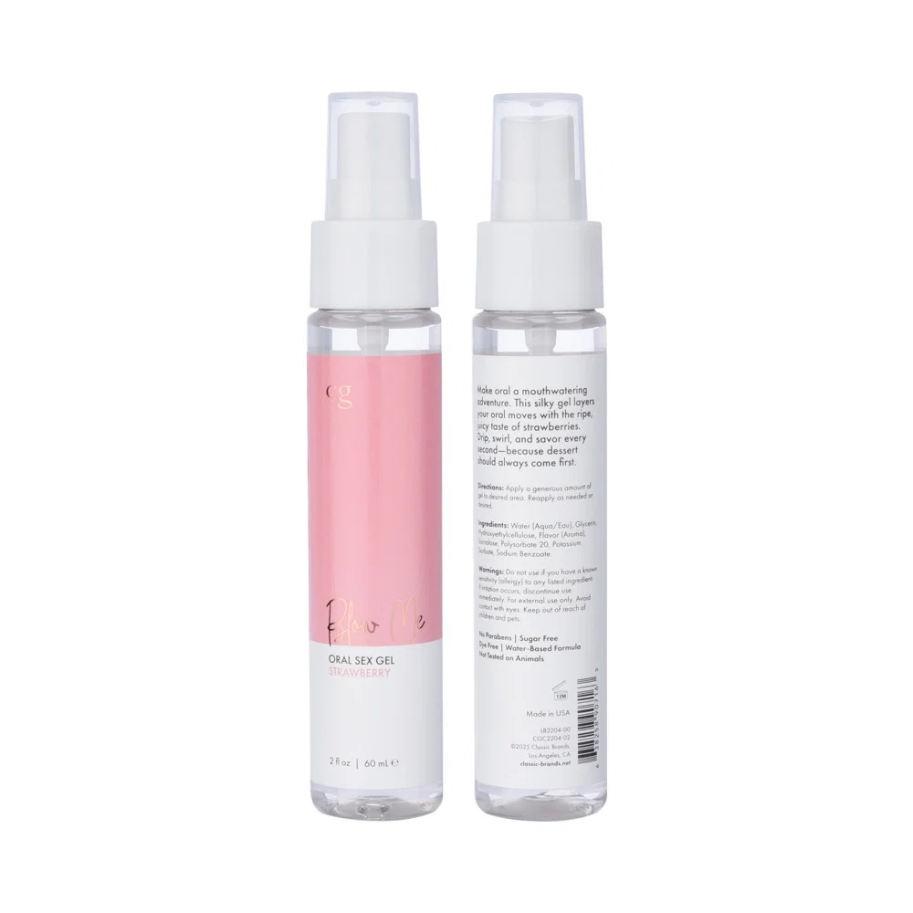 CG Blow Me Oral Sex Gel Strawberry 2 oz. - Image 4