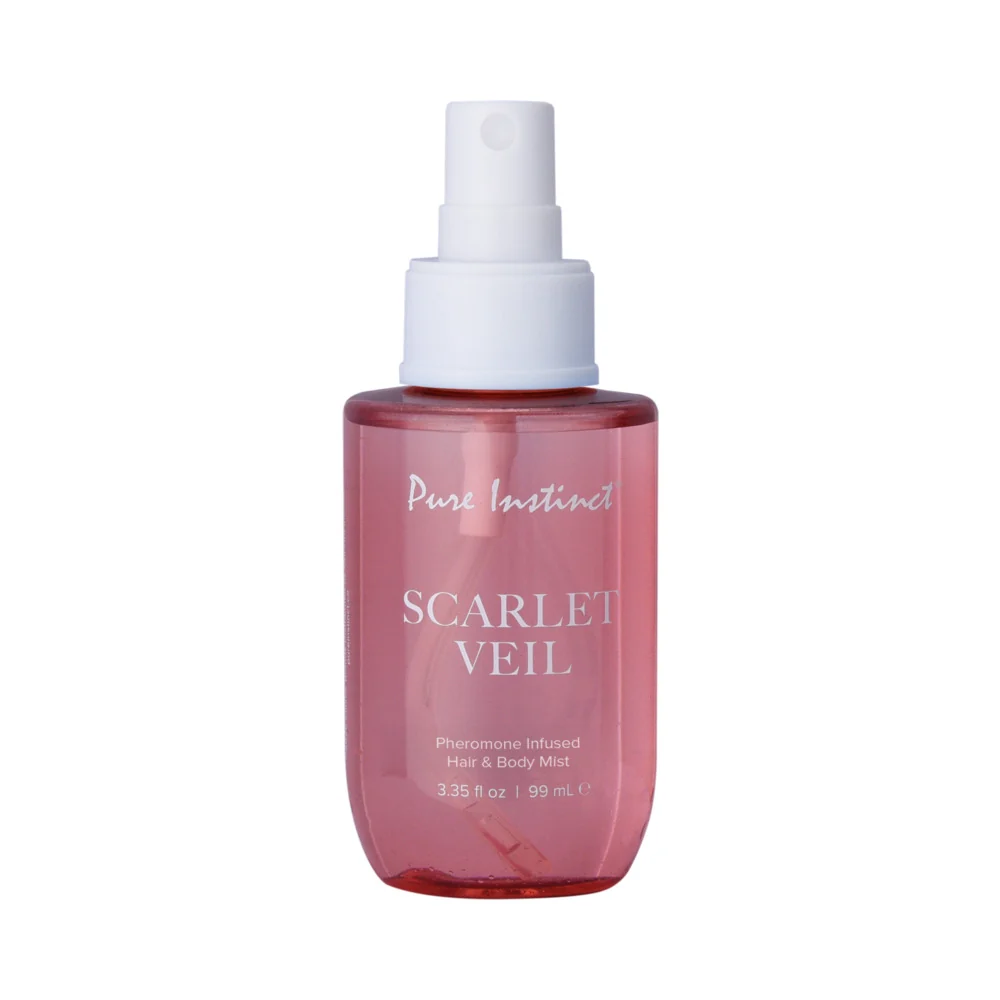 Pure Instinct Pheromone Hair & Body Mist Scarlet Veil 3.35 oz. - Image 2