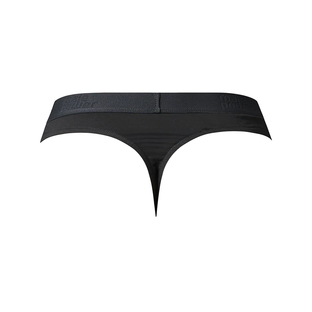 Male Power Open Ended Thong Open Black S/M - Image 5