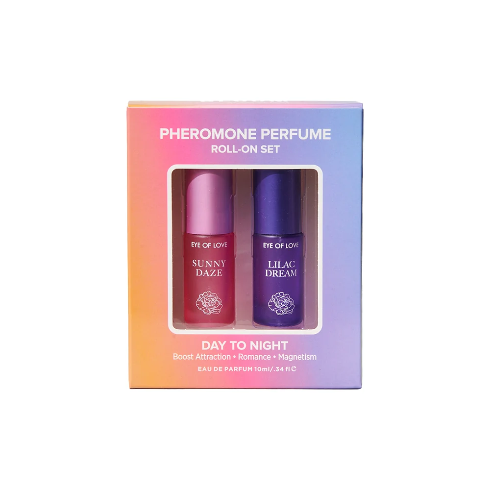 Eye of Love Pheromone Parfum Set 0.34 oz. Roll-On Sunny Daze/Lilac Dream - Image 9