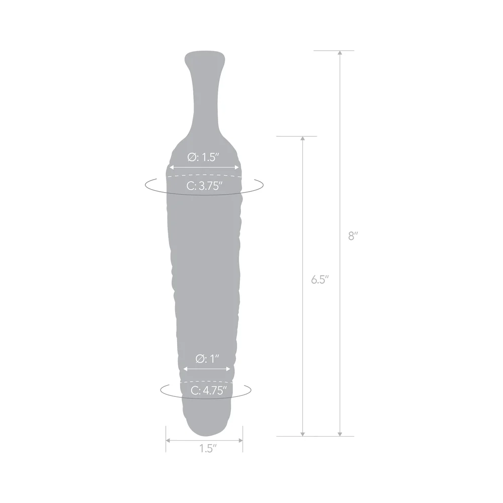 Glas Cornstar 8 in. Glass Dildo - Image 6
