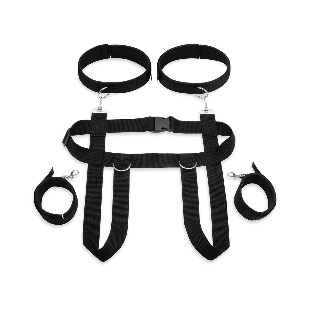 Lux Fetish Position Pal Harness with Removable Thigh Cuffs - Image 4