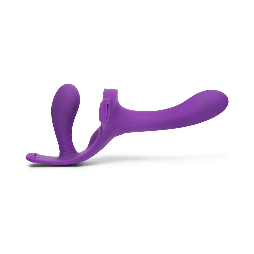 Together Lock-In Dual-Ended Vibrating Strap-on & Harness Set - Image 5