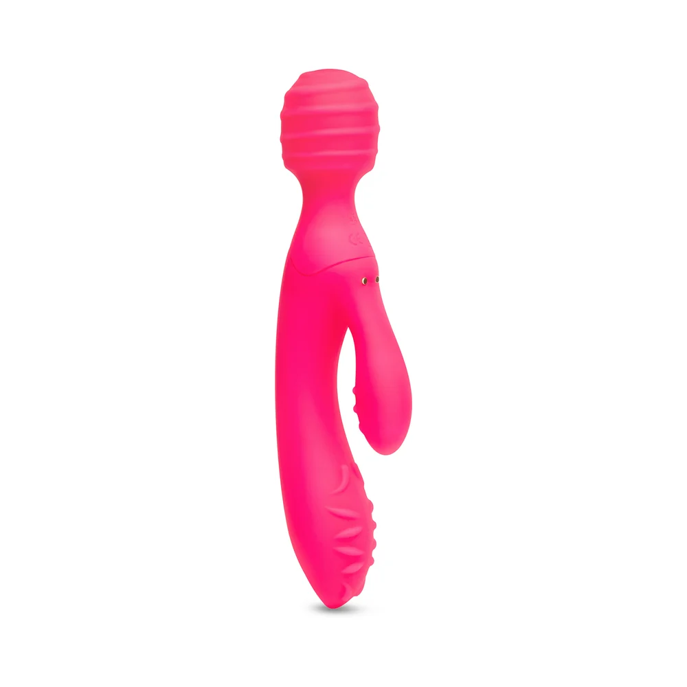 Together Tri Delight Dual-Ended Triple Stim Wand & Rabbit Vibrator - Image 2