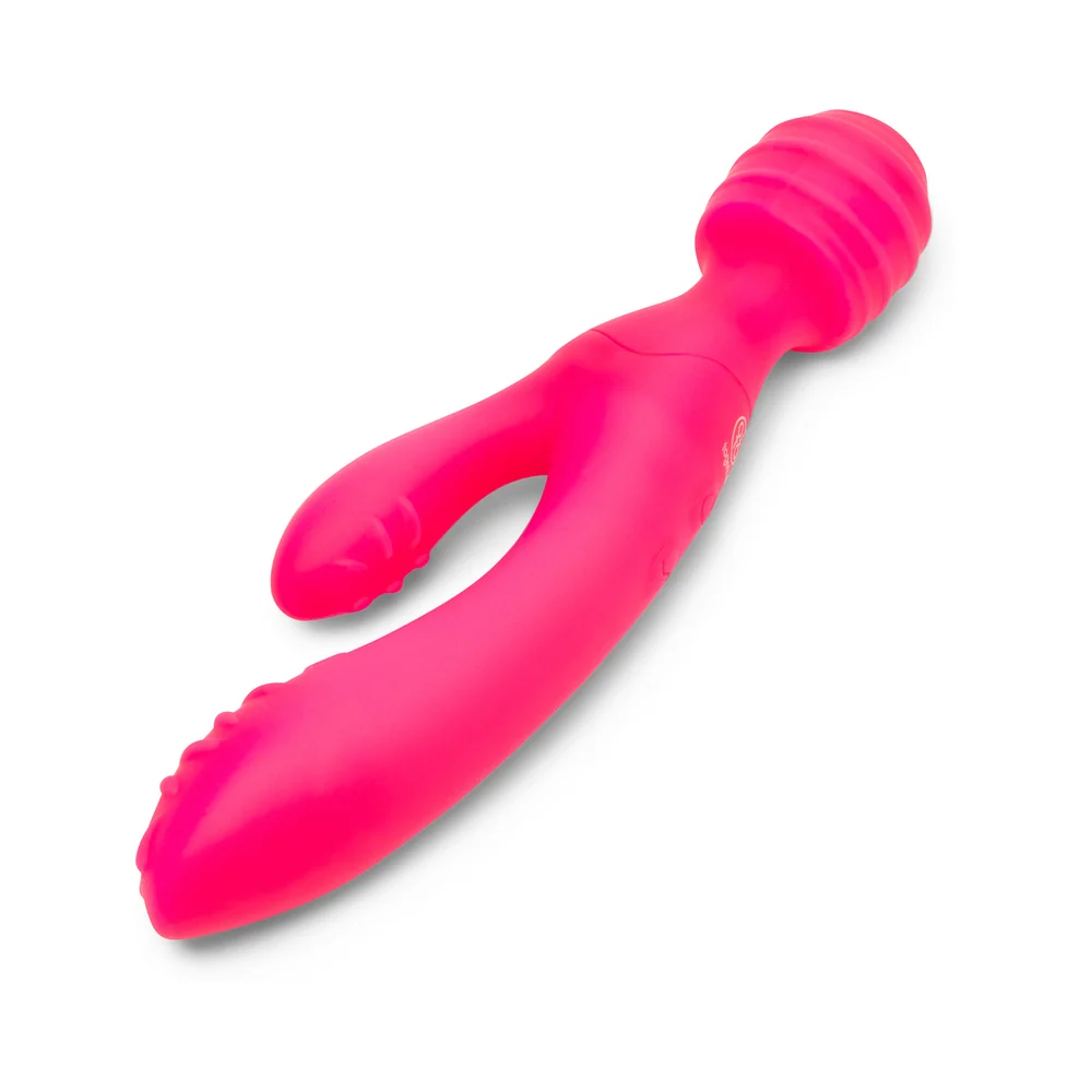Together Tri Delight Dual-Ended Triple Stim Wand & Rabbit Vibrator - Image 6