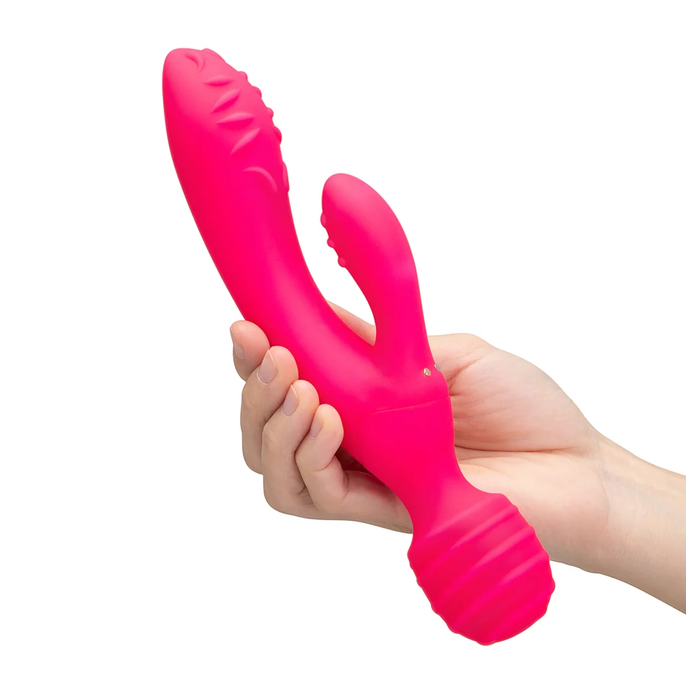 Together Tri Delight Dual-Ended Triple Stim Wand & Rabbit Vibrator - Image 7