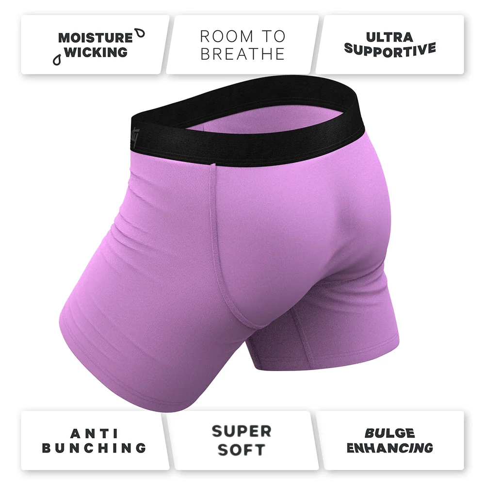 Shinesty The Double Entendre Eggplant Ball Hammock Pouch Underwear with Fly M - Image 10