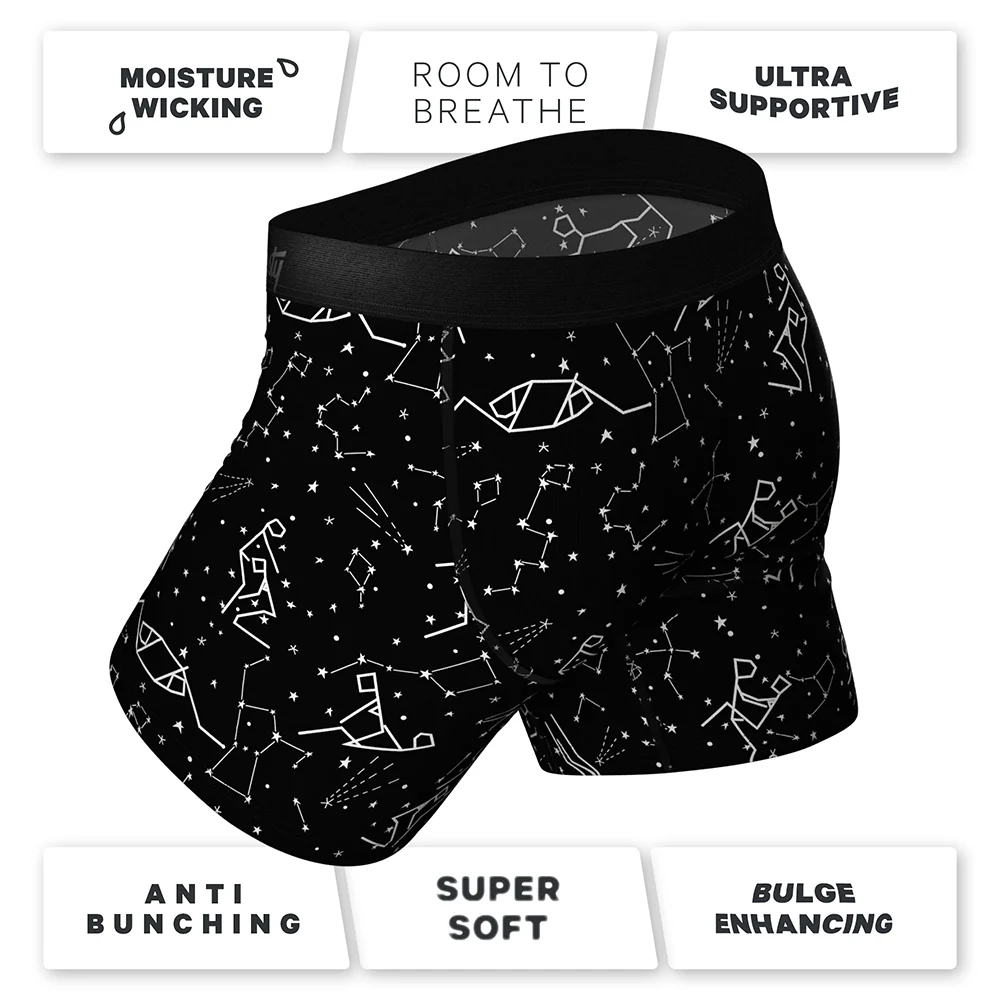 Shinesty The Big Bang Glow-in-the-Dark Constellation Ball Hammock Pouch Underwear with Fly 2XL - Image 12