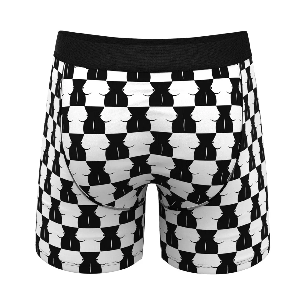 Shinesty The Chest Mate Checkered Ball Hammock Pouch Underwear with Fly M - Image 8