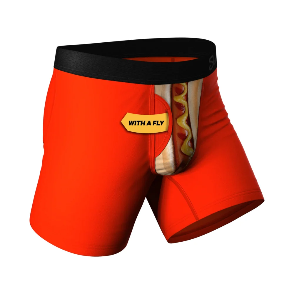 Shinesty The Coney Islands Hot Dog Ball Hammock Pouch Underwear with Fly XL - Image 7