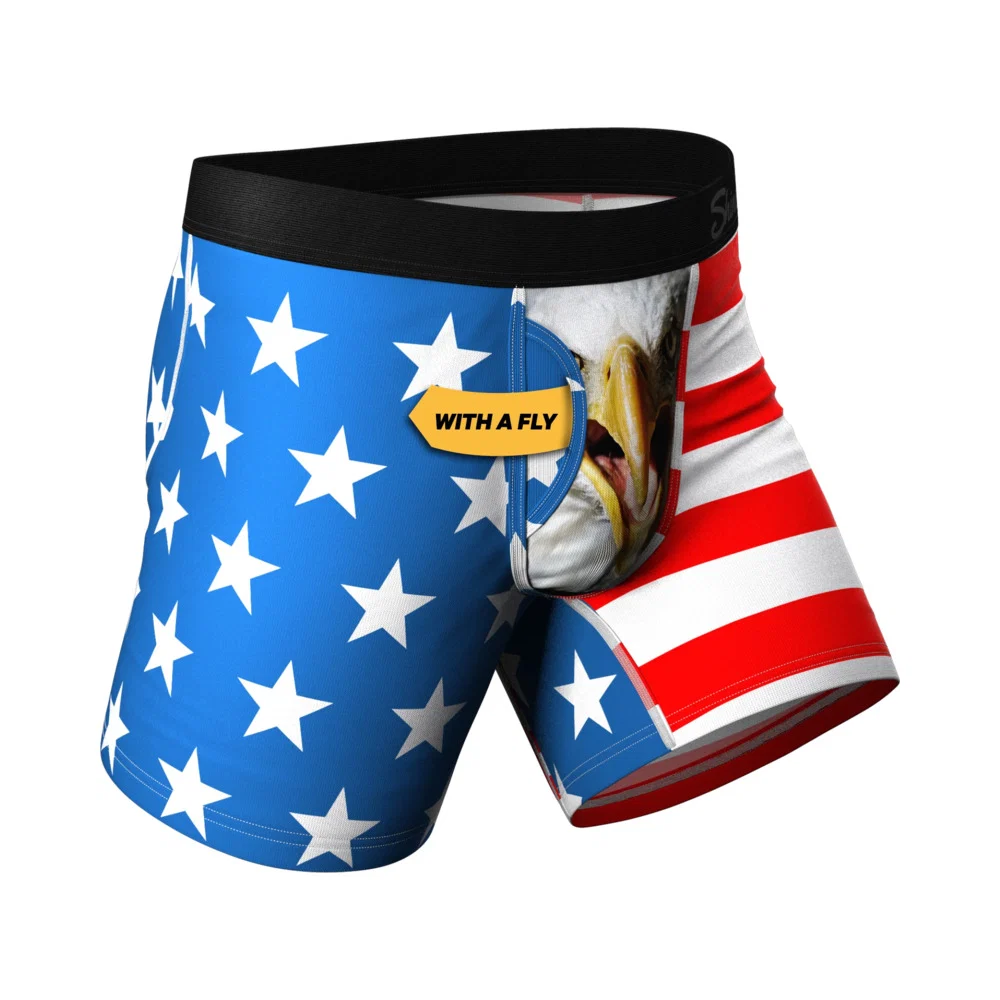 Shinesty The Mascot American Flag Ball Hammock Pouch Underwear with Fly XS - Image 7