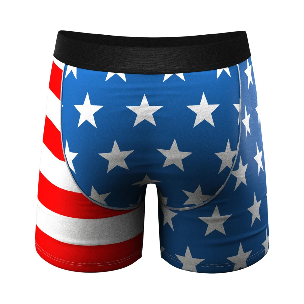 Shinesty The Mascot American Flag Ball Hammock Pouch Underwear with Fly XS - Image 8
