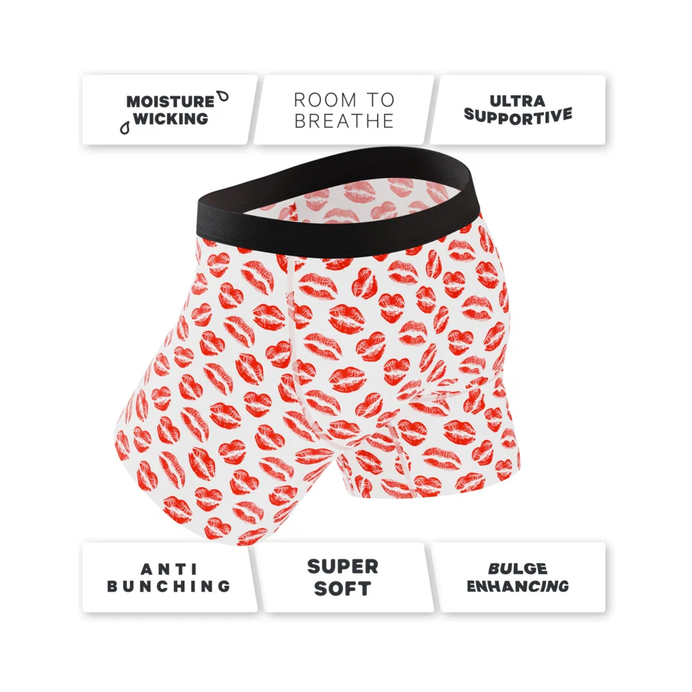 Shinesty The Pucker Up Lipstick Kiss Ball Hammock Pouch Underwear with Fly XL - Image 9