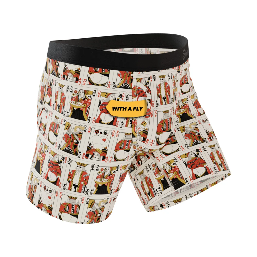 Shinesty The Bottomless Blackjack Vintage Playing Cards Ball Hammock Pouch Underwear with Fly L - Image 8