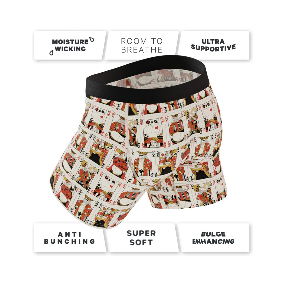 Shinesty The Bottomless Blackjack Vintage Playing Cards Ball Hammock Pouch Underwear with Fly L - Image 9