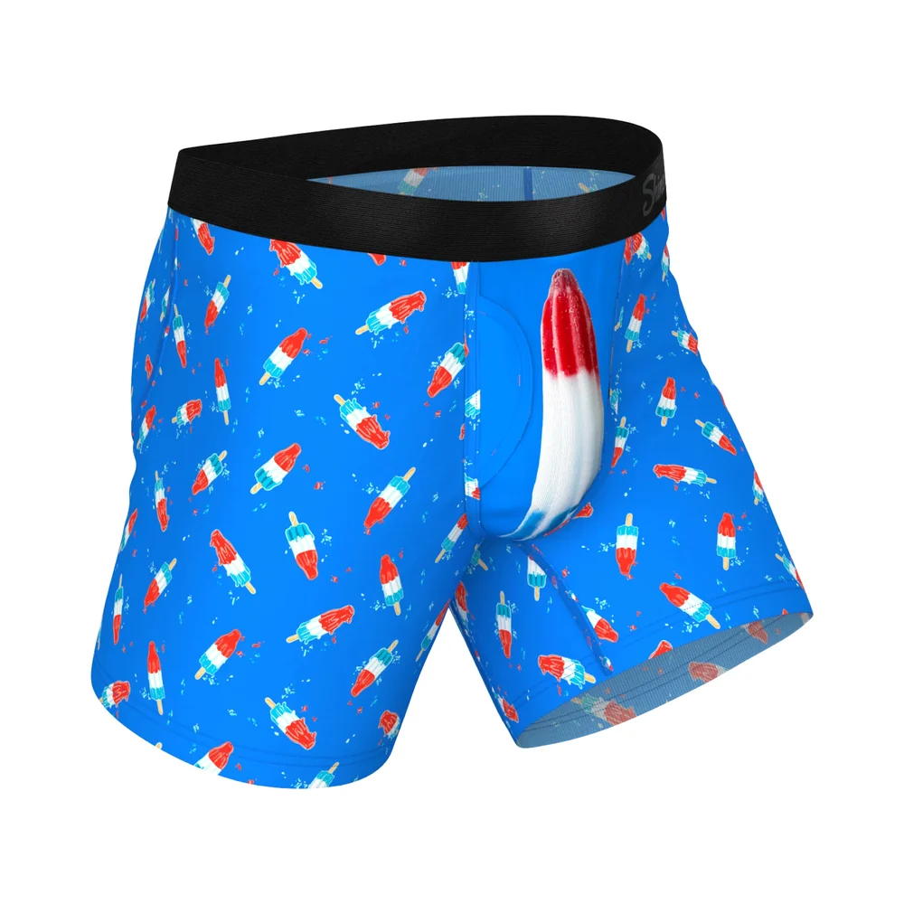 Shinesty The Popsicle Stick Apex USA Ball Hammock Pouch Underwear with Fly XL - Image 7