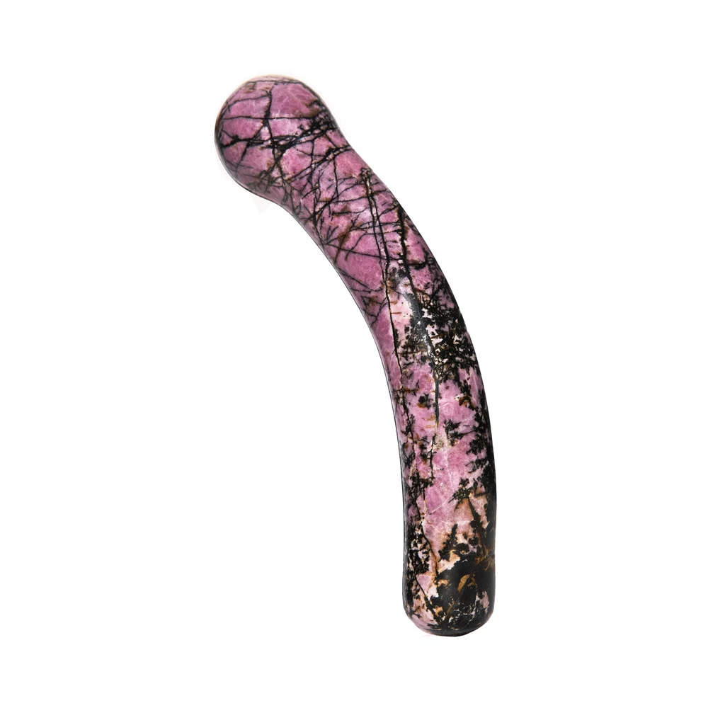 Chakrubs Anahata Curve Rhodonite Wand - Image 11